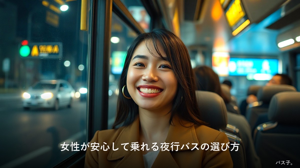 女性が安心して乗れる夜行バスの選び方